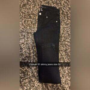 Forever 21 Black Skinny Jeans